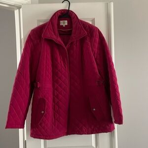 Quilted material jacket
